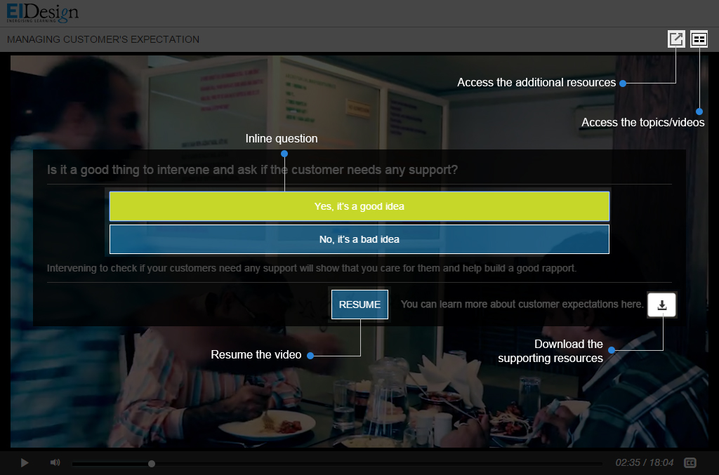 EI Microlearning Interactive Video Sample1