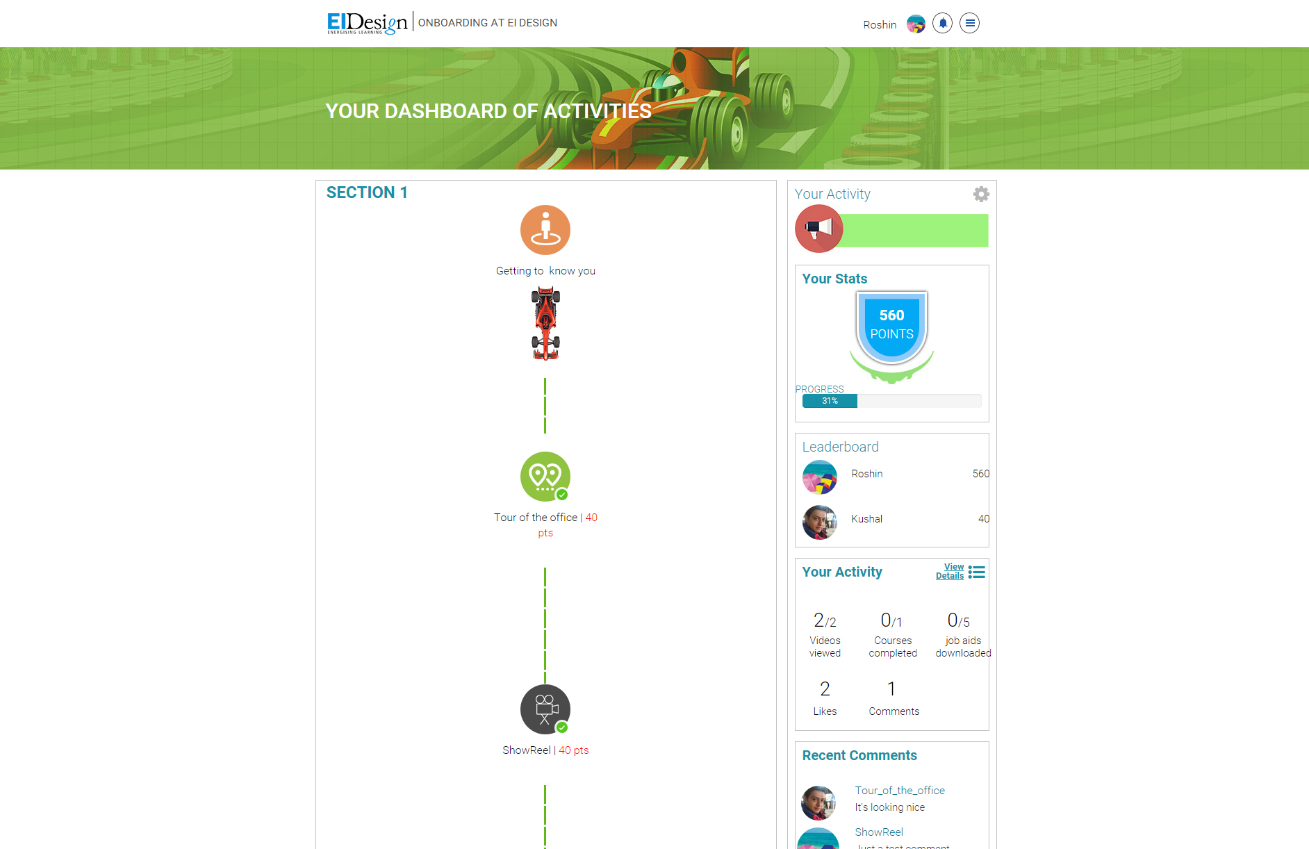 Induction and Onboarding Example