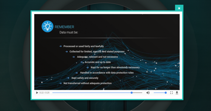 Online Compliance Training - eLearning Microlearning Nugget Parallax 4
