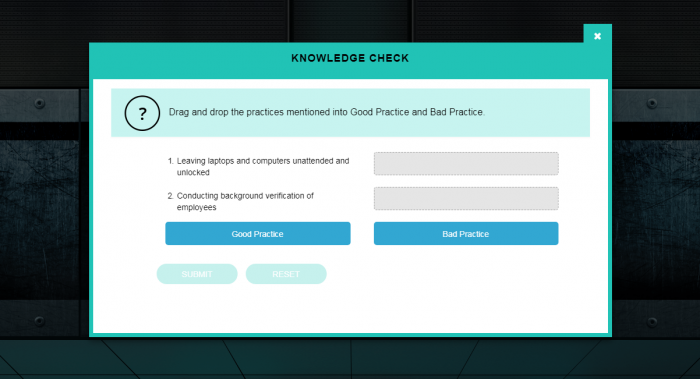 Online Compliance Training - eLearning Microlearning Nugget Parallax 5