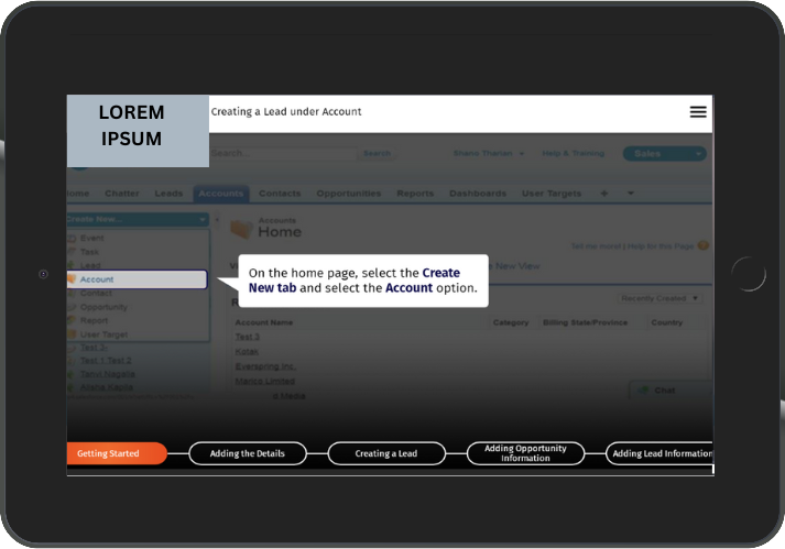 Example 3: Interactive Application Simulation for Quick Assimilation