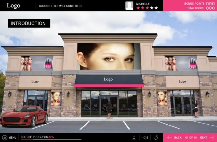 EI Design - Gamified Product Training for Cosmetics Retail employees