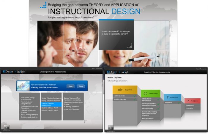 Traditional eLearning course - Before Sample 1