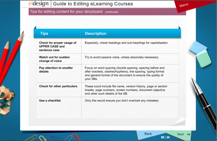 traditional page turner eLearning course - Sample-2