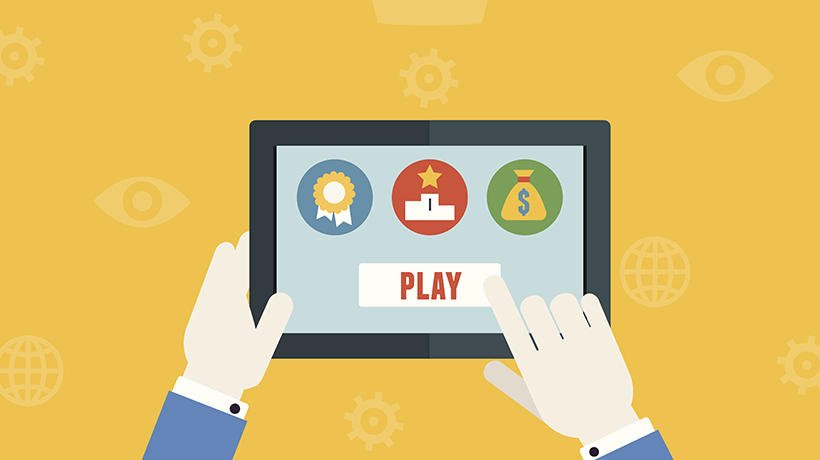 Infographic on Gamification in eLearning 6 Examples