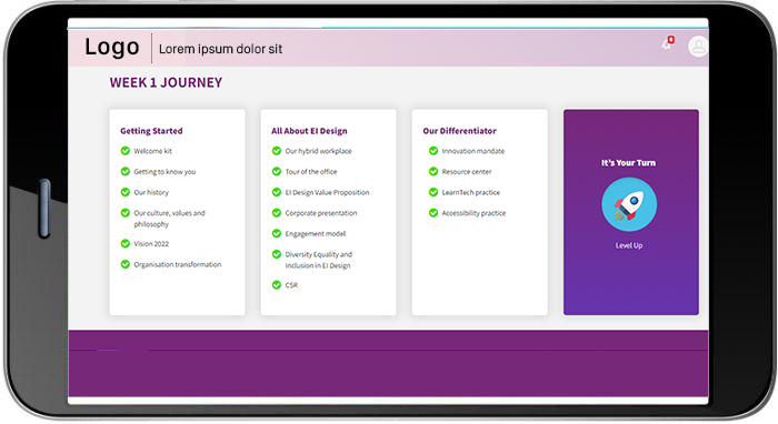 Example 2 – The Induction Portal at EI Overview