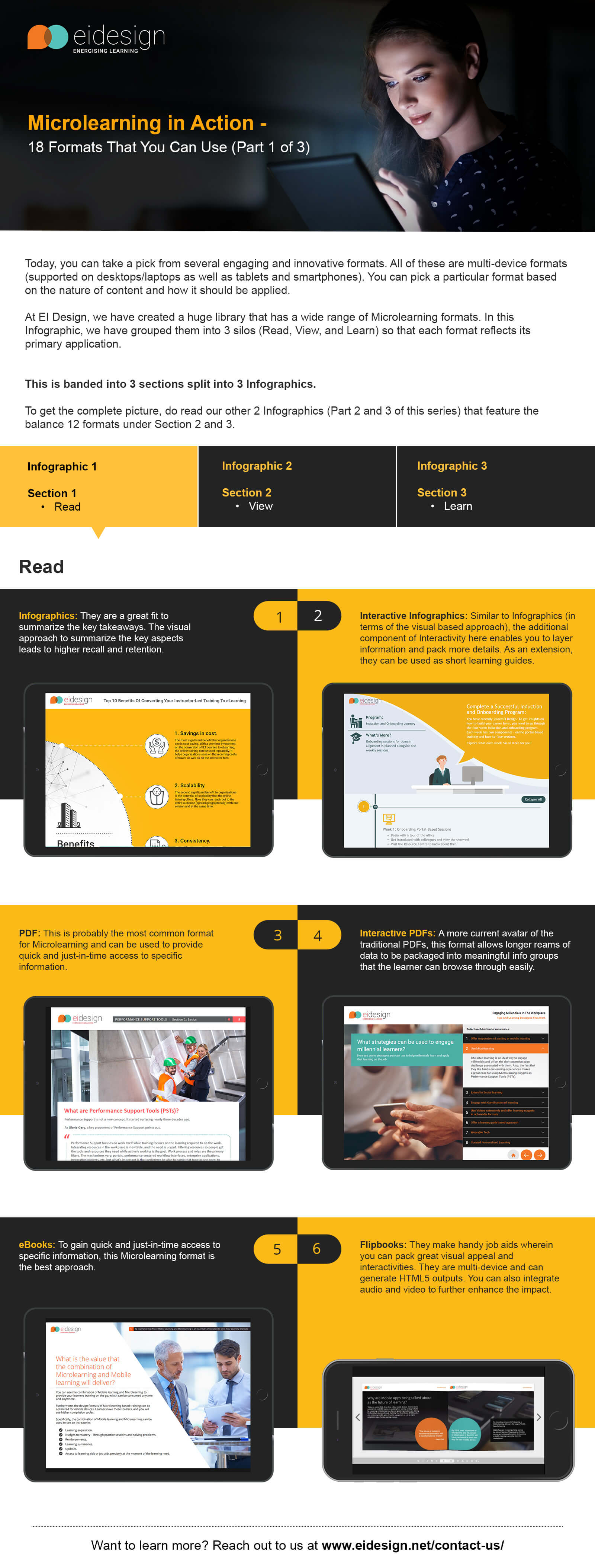 Infographic: 18 Microlearning Formats