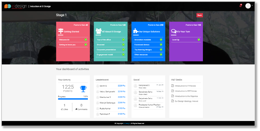 Transforming Instructor-Led Induction and Onboarding Training to a Virtual Mode