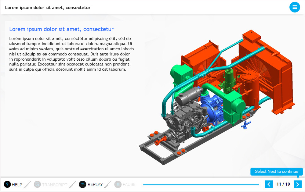 Immersive Learning Example - Equipment Simulations 2